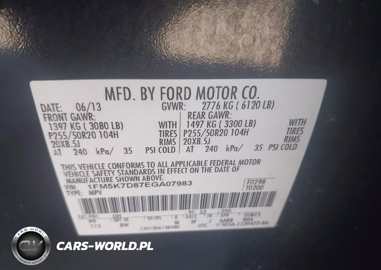 2014 Ford Explorer Xlt VIN:1FM5K7D87EGA07983 - 9