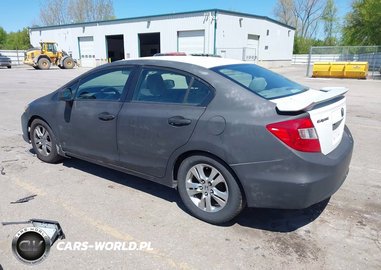 2012 Honda Civic Dx VIN:19XFB2F24CE002578 - 3