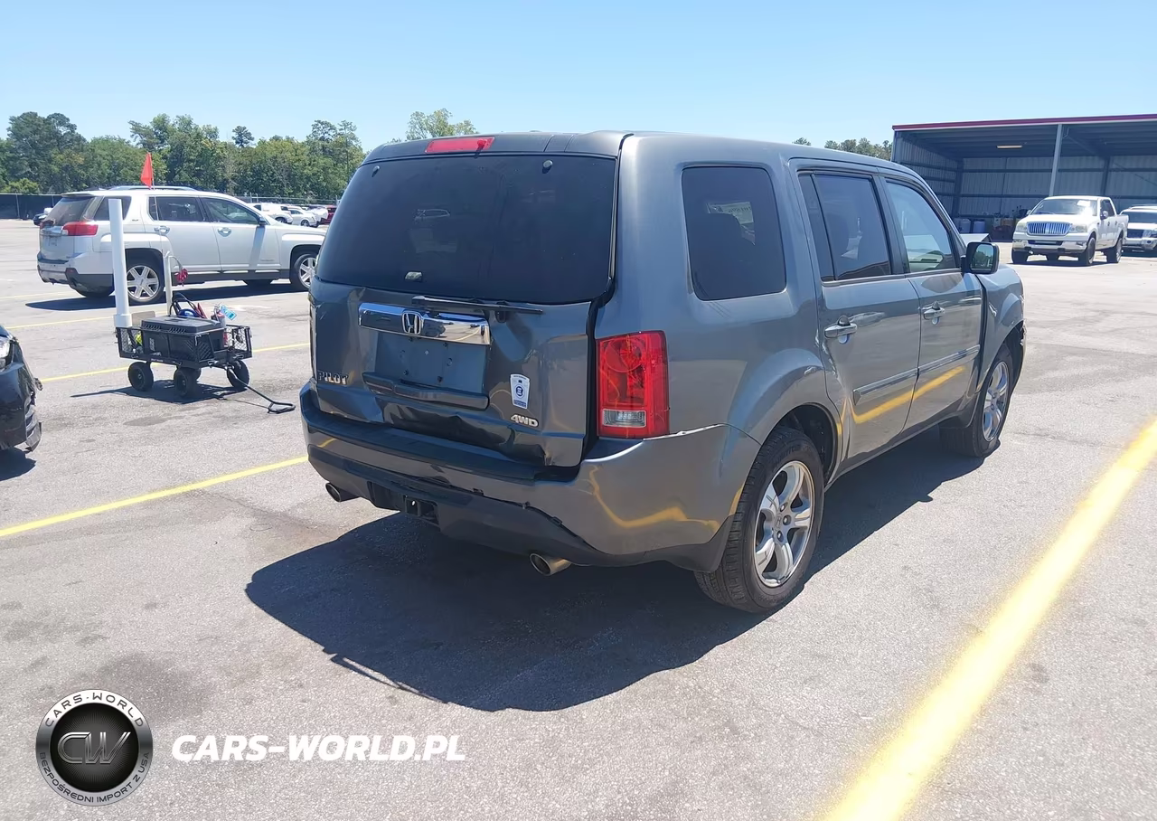 2014 Honda Pilot Ex-L VIN:5FNYF3H73EB006582 - 4