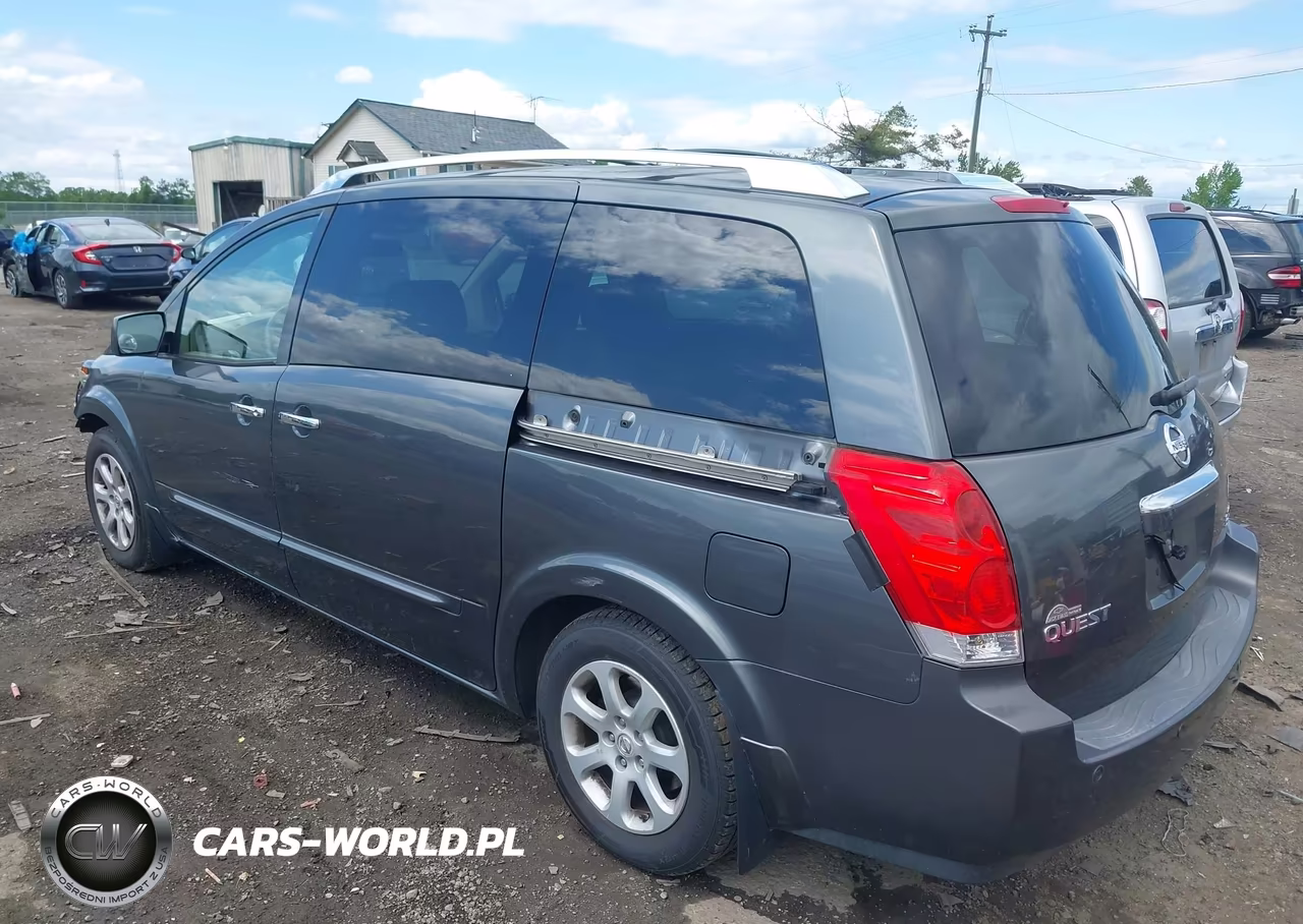2007 Nissan Quest S-Se-Sl VIN:5N1BV28U97N132924 - 3