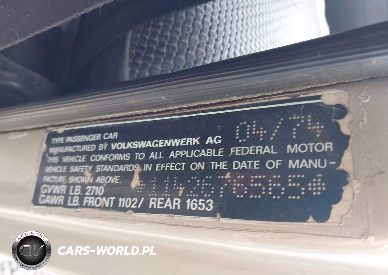 1974 Volkswagen 1142 VIN:1142676565 - 9