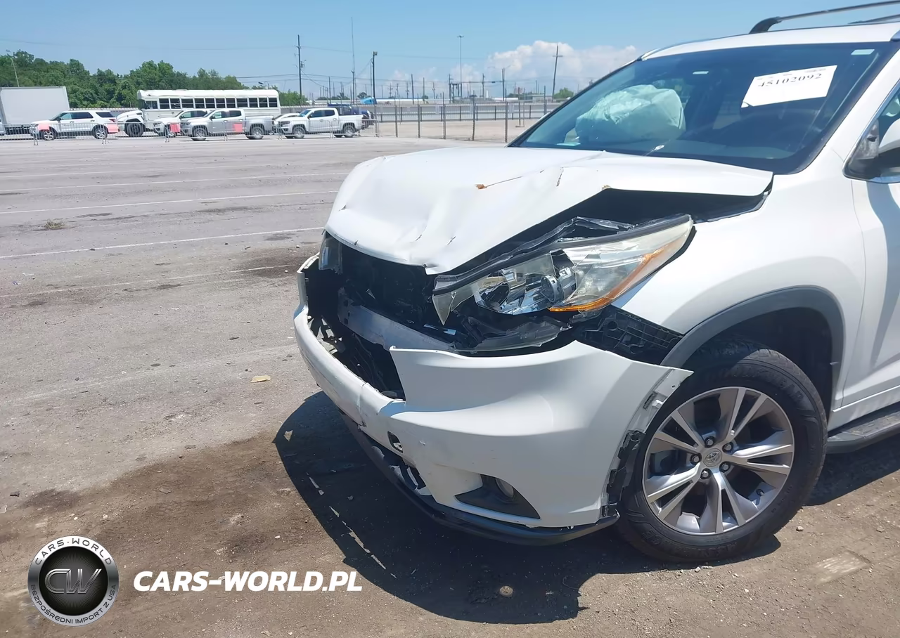 2015 Toyota Highlander Xle V6 VIN:5TDKKRFH0FS058698 - 6