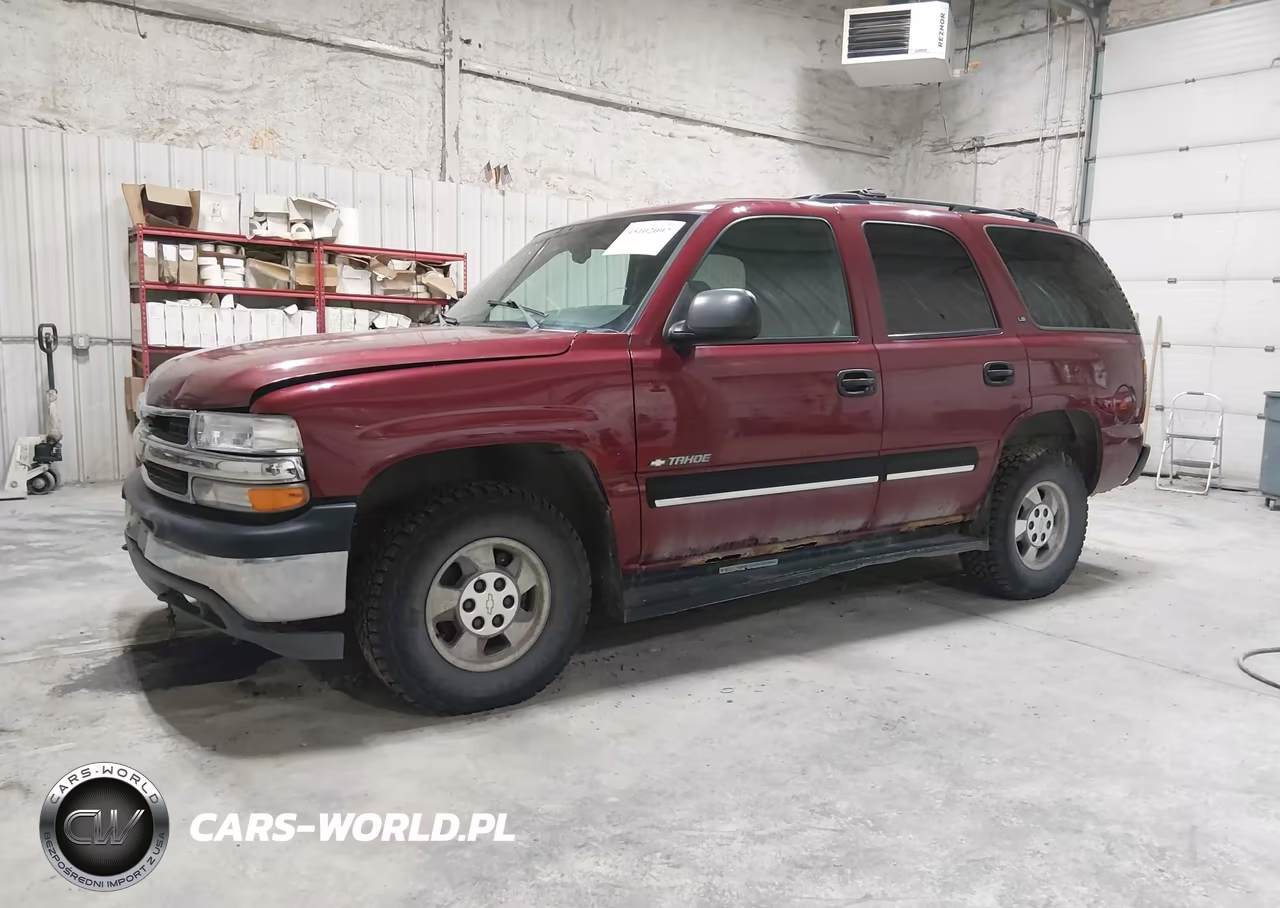 2001 Chevrolet Tahoe Ls VIN:1GNEK13T81J313800 - 2
