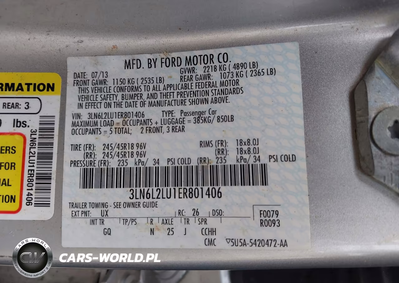 2014 Lincoln Mkz Hybrid VIN:3LN6L2LU1ER801406 - 9