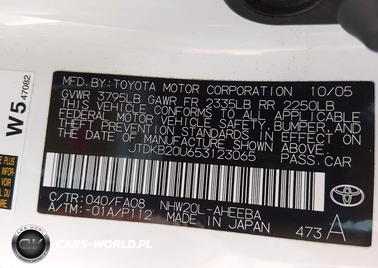 2005 Toyota Prius VIN:JTDKB20U653123065 - 9