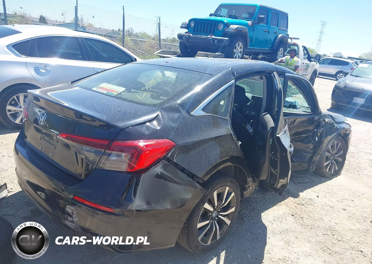 2022 Honda Civic Ex VIN:JHMFE1F76NX003312 - 4
