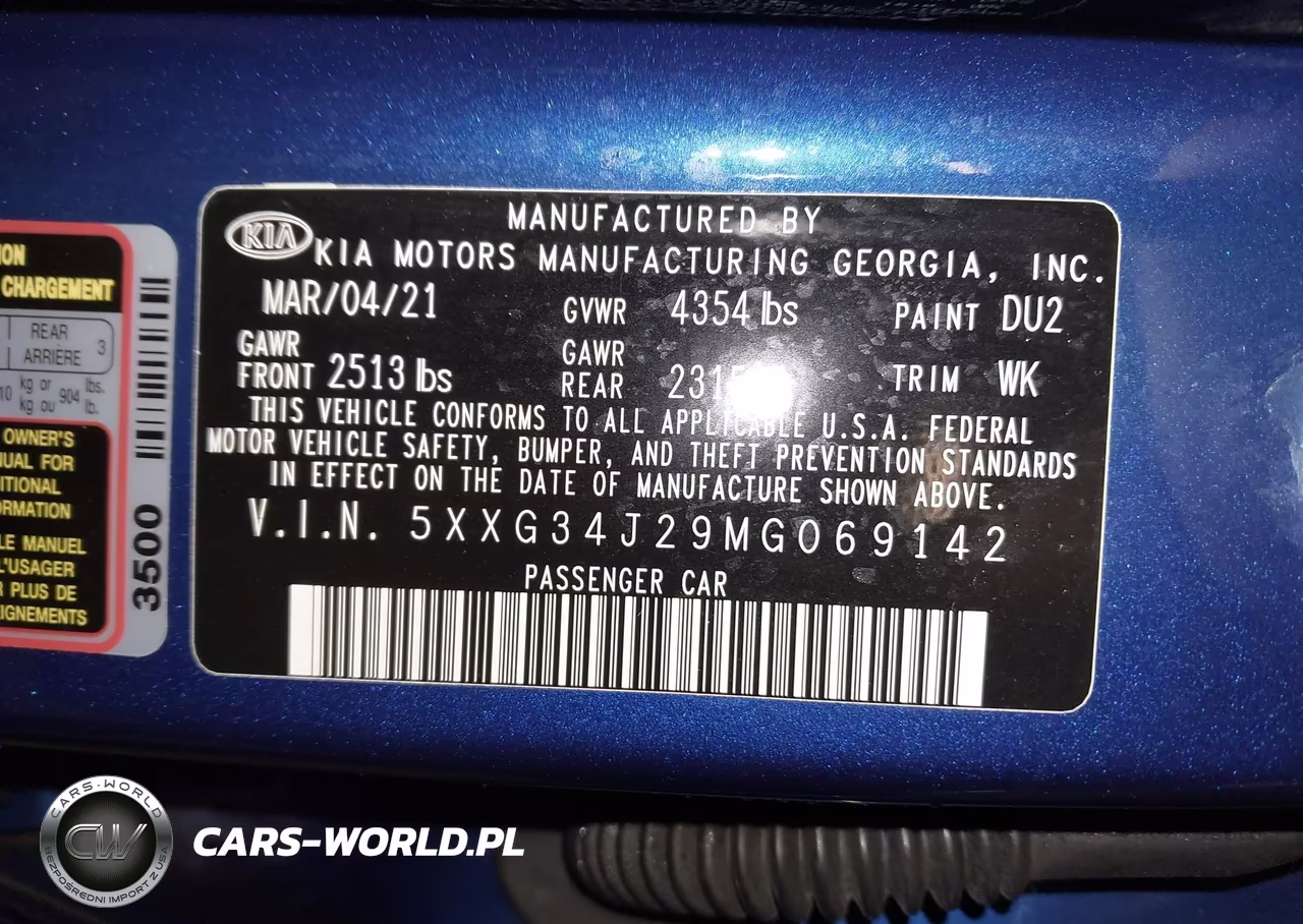 2021 Kia K5 Ex VIN:5XXG34J29MG069142 - 9