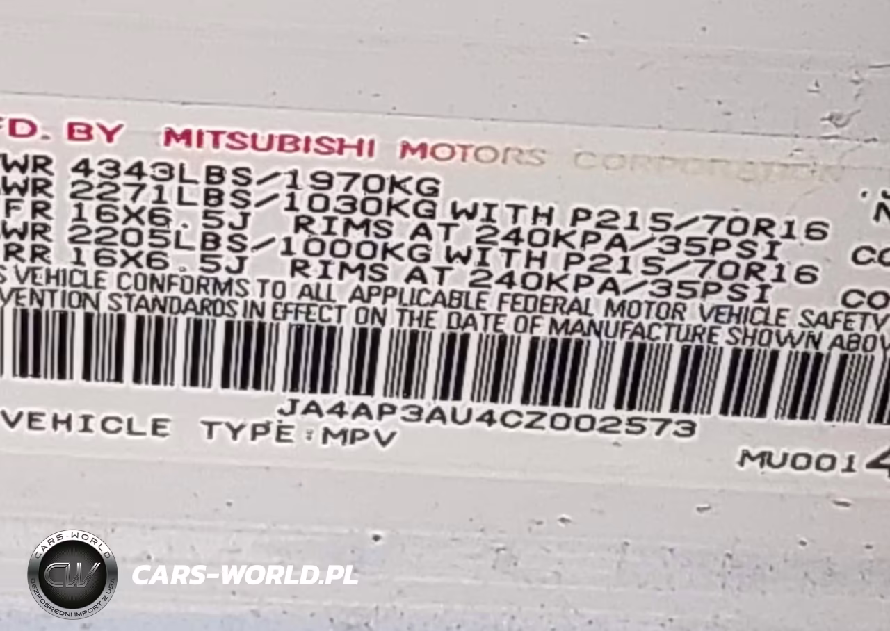 2012 Mitsubishi Outlander Sport Es VIN:JA4AP3AU4CZ002573 - 9