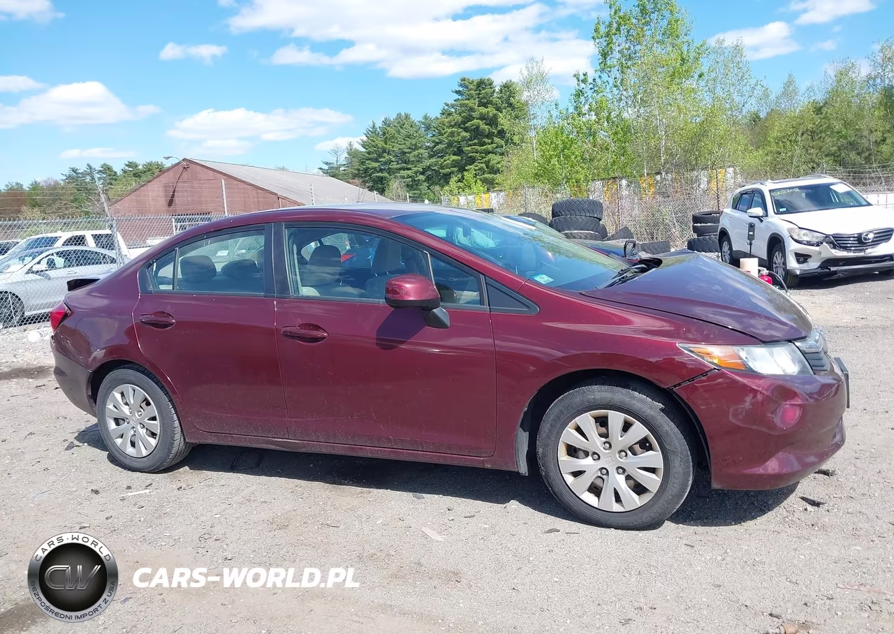 2012 Honda Civic Lx VIN:2HGFB2F55CH582682 - 13
