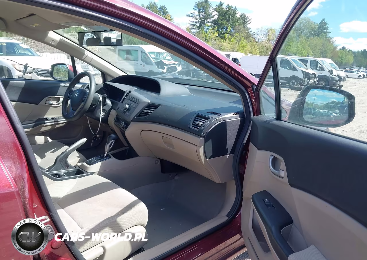 2012 Honda Civic Lx VIN:2HGFB2F55CH582682 - 5