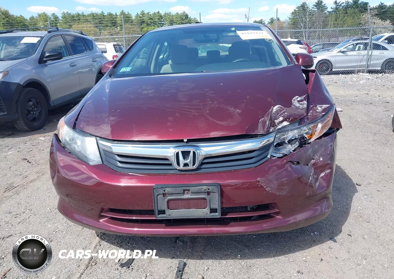 2012 Honda Civic Lx VIN:2HGFB2F55CH582682 - 6