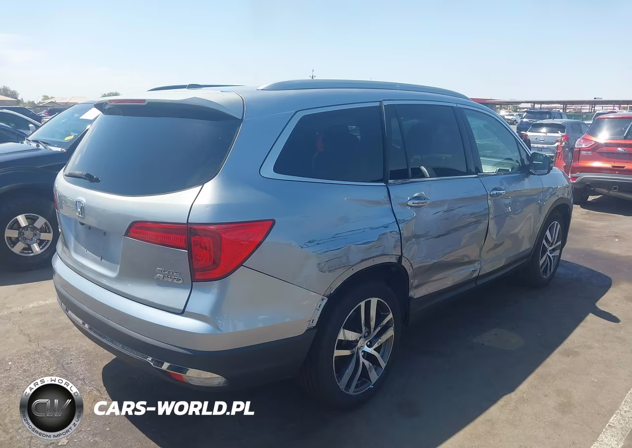 2016 Honda Pilot Elite VIN:5FNYF6H0XGB046293 - 4