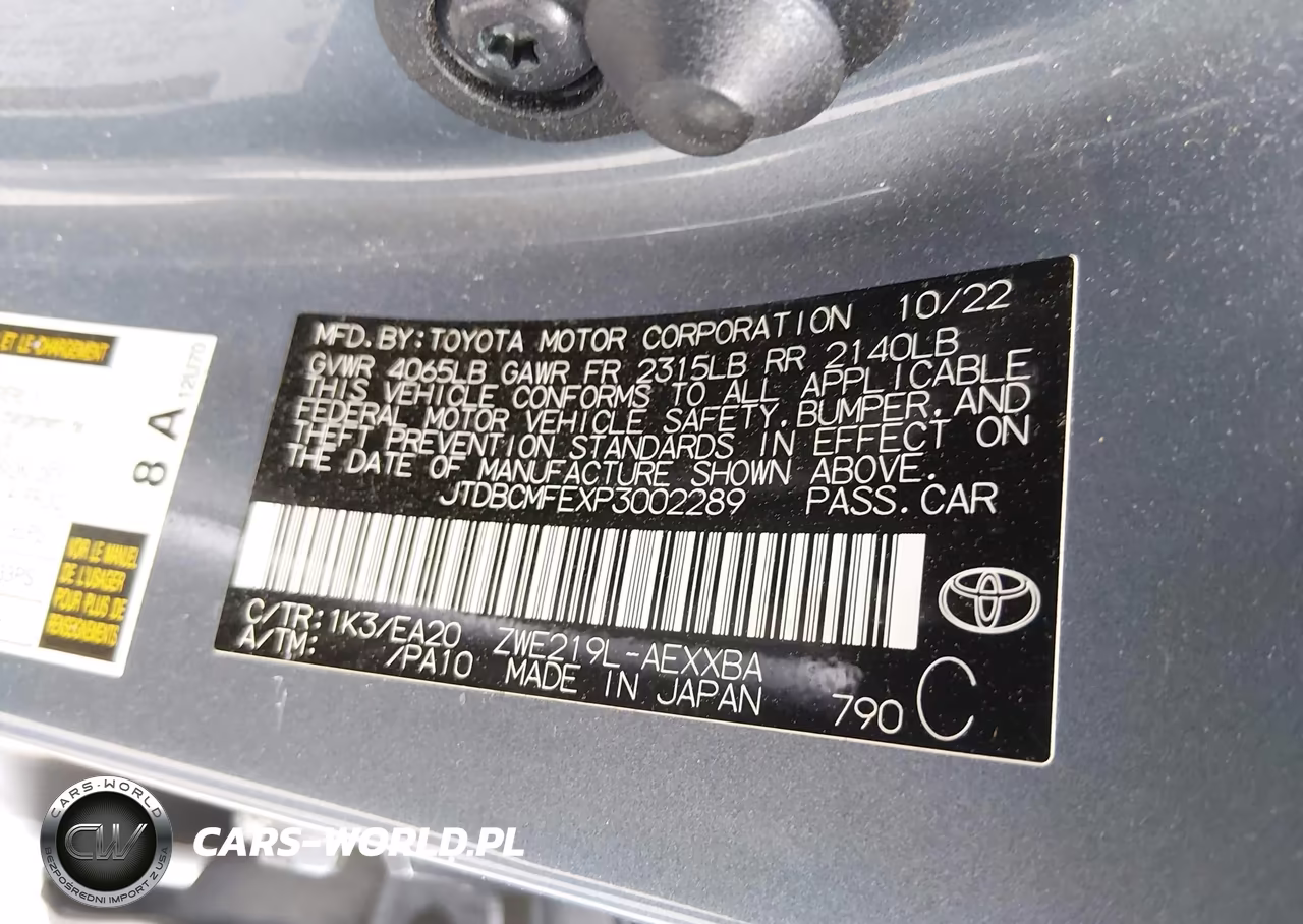 2023 Toyota Corolla Hybrid Xle VIN:JTDBCMFEXP3002289 - 9