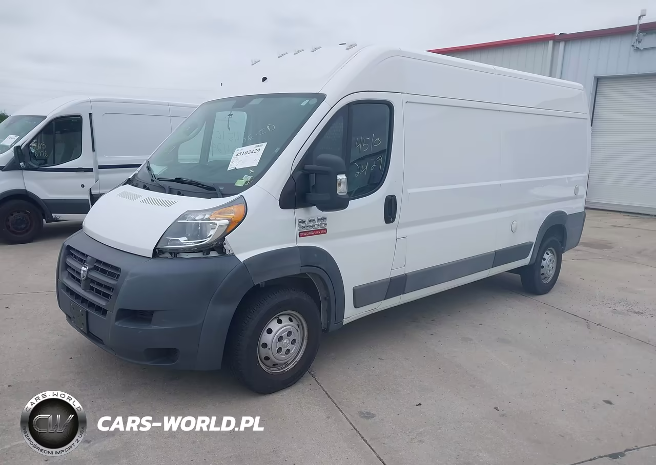2018 Ram Promaster 3500 High Roof 159 Wb VIN:3C6URVHG8JE116326 - 2