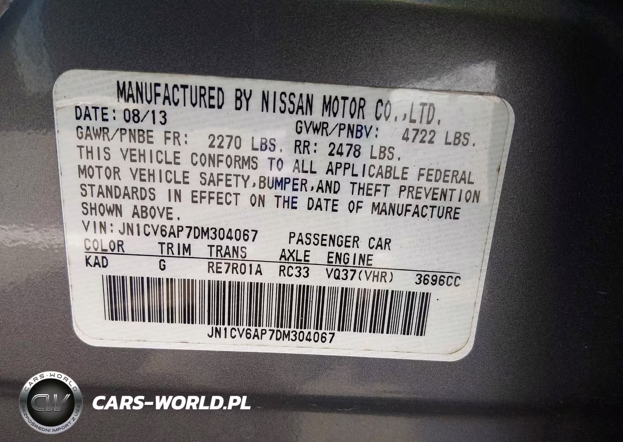 2013 Infiniti G37 Journey VIN:JN1CV6AP7DM304067 - 9