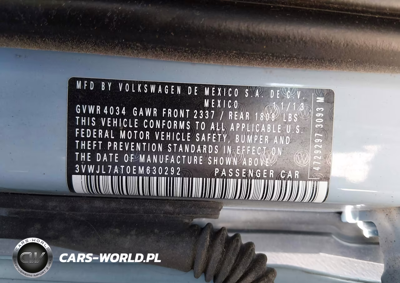 2014 Volkswagen Beetle 2.0L Tdi VIN:3VWJL7AT0EM630292 - 9