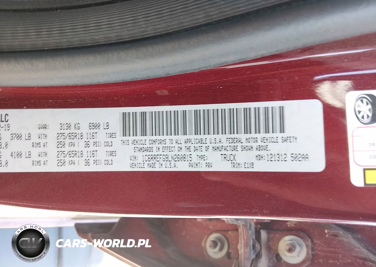 2020 Ram 1500 Big Horn 4X2 5'7 Box VIN:1C6RREFG9LN260815 - 9