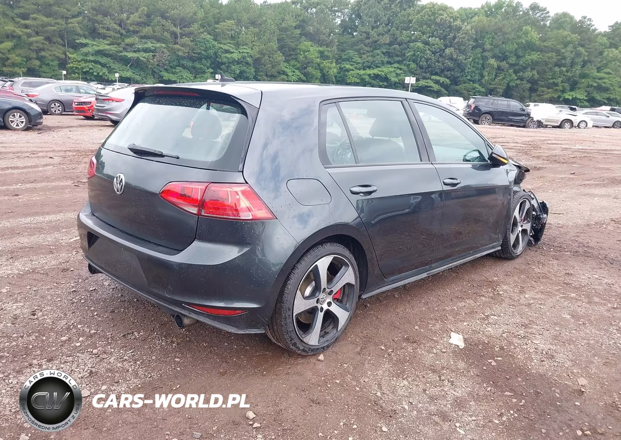 2015 Volkswagen Golf Gti 2.0T Se W-Performance Package 4-Door VIN:3VW447AU8FM077623 - 4