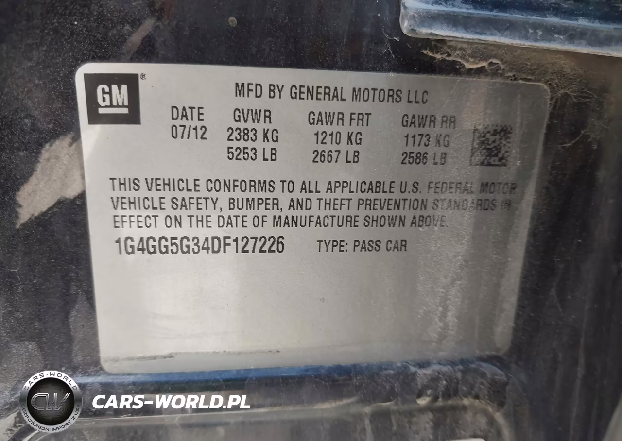 2013 Buick Lacrosse Premium 1 Group VIN:1G4GG5G34DF127226 - 9