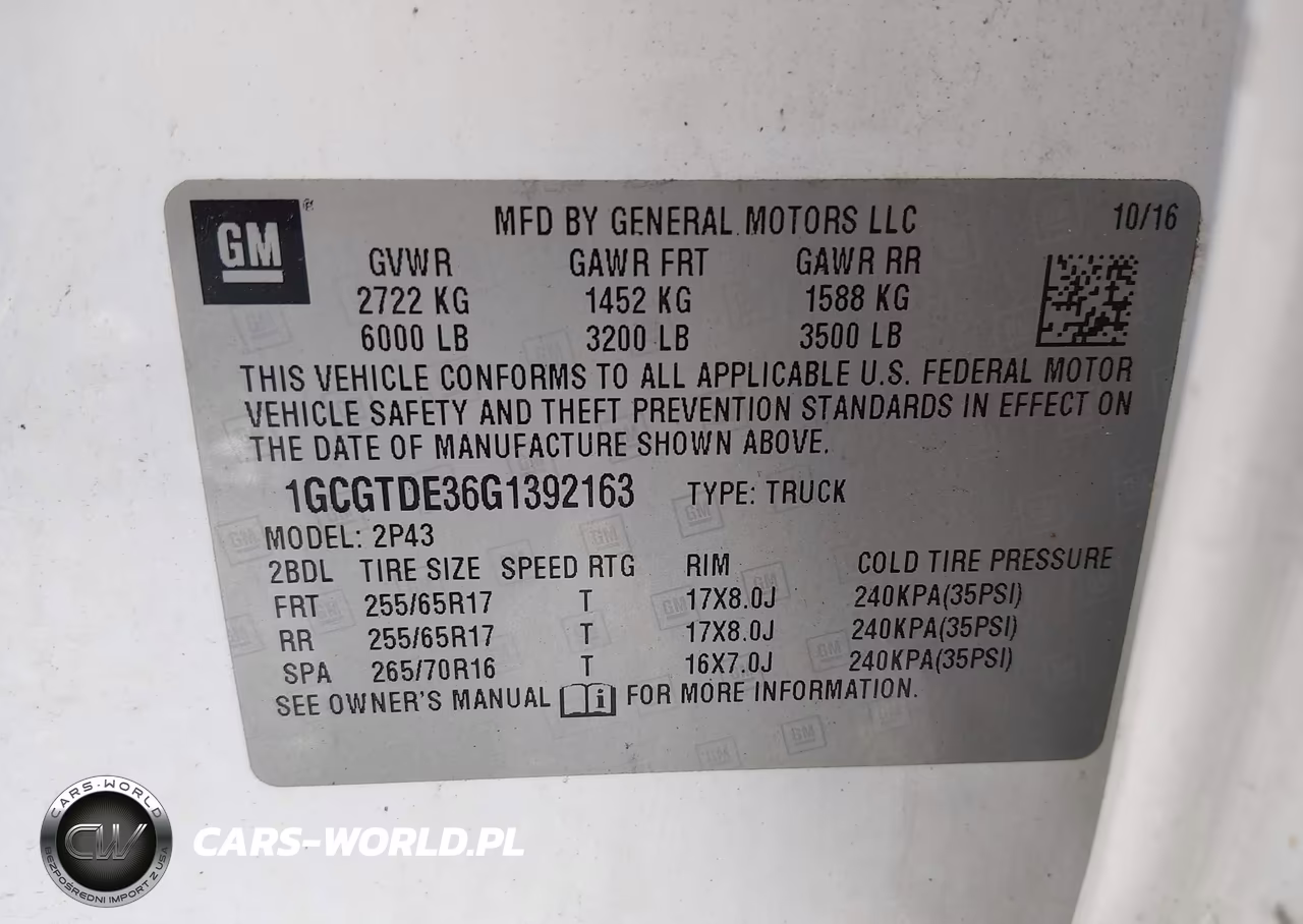 2016 Chevrolet Colorado Z71 VIN:1GCGTDE36G1392163 - 9