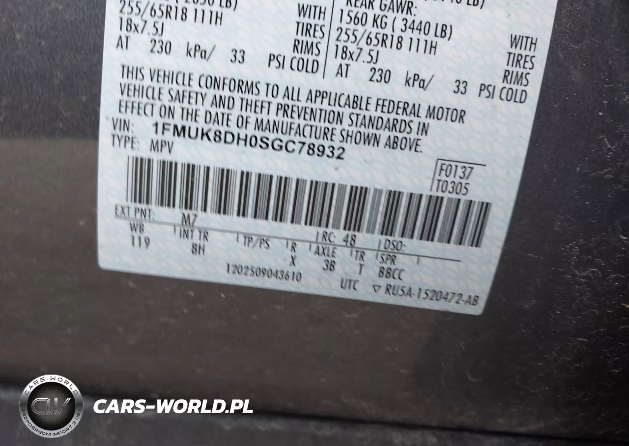 2025 Ford Explorer Active VIN:1FMUK8DH0SGC78932 - 9
