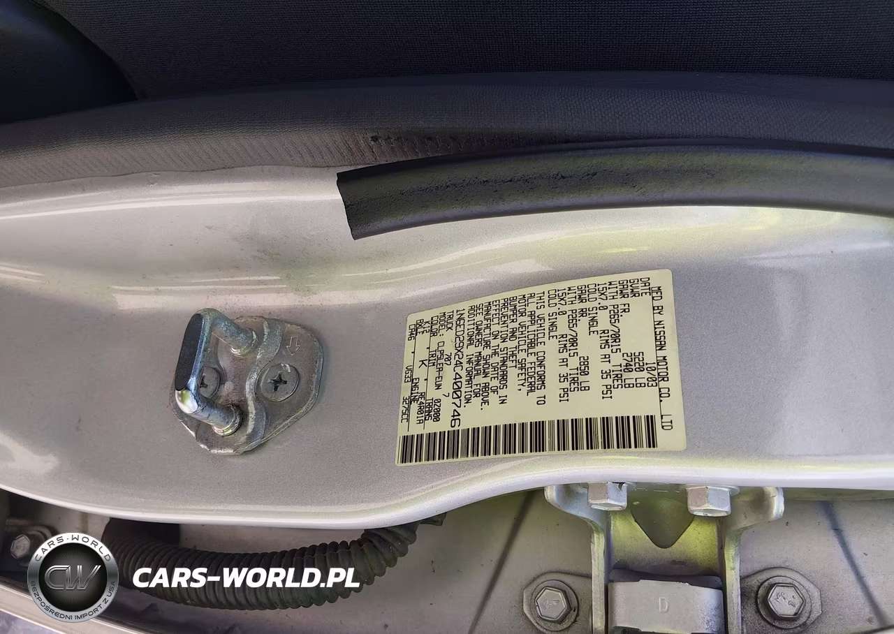 2004 Nissan Frontier Xe-V6 VIN:1N6ED29X24C400746 - 9