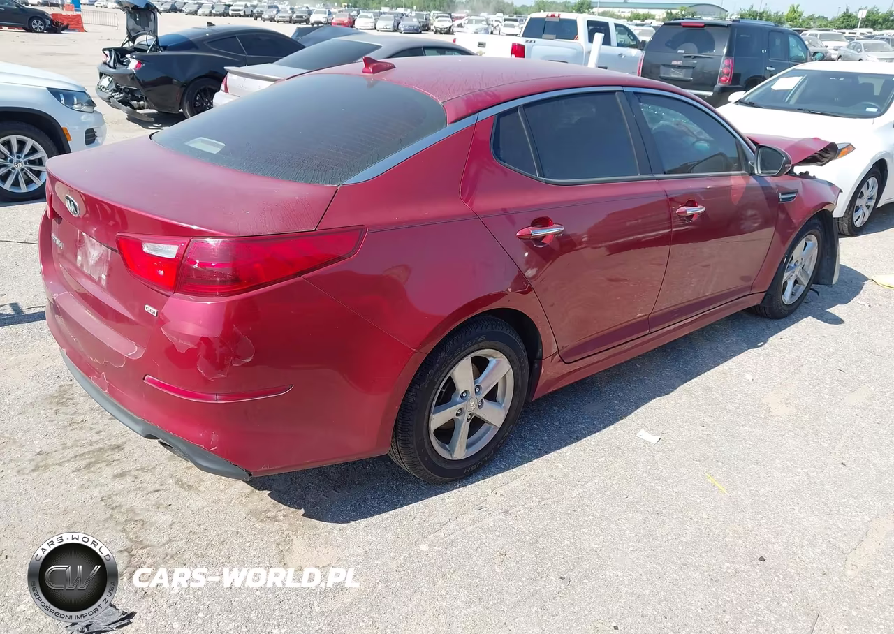 2015 Kia Optima Lx VIN:5XXGM4A74FG454491 - 4