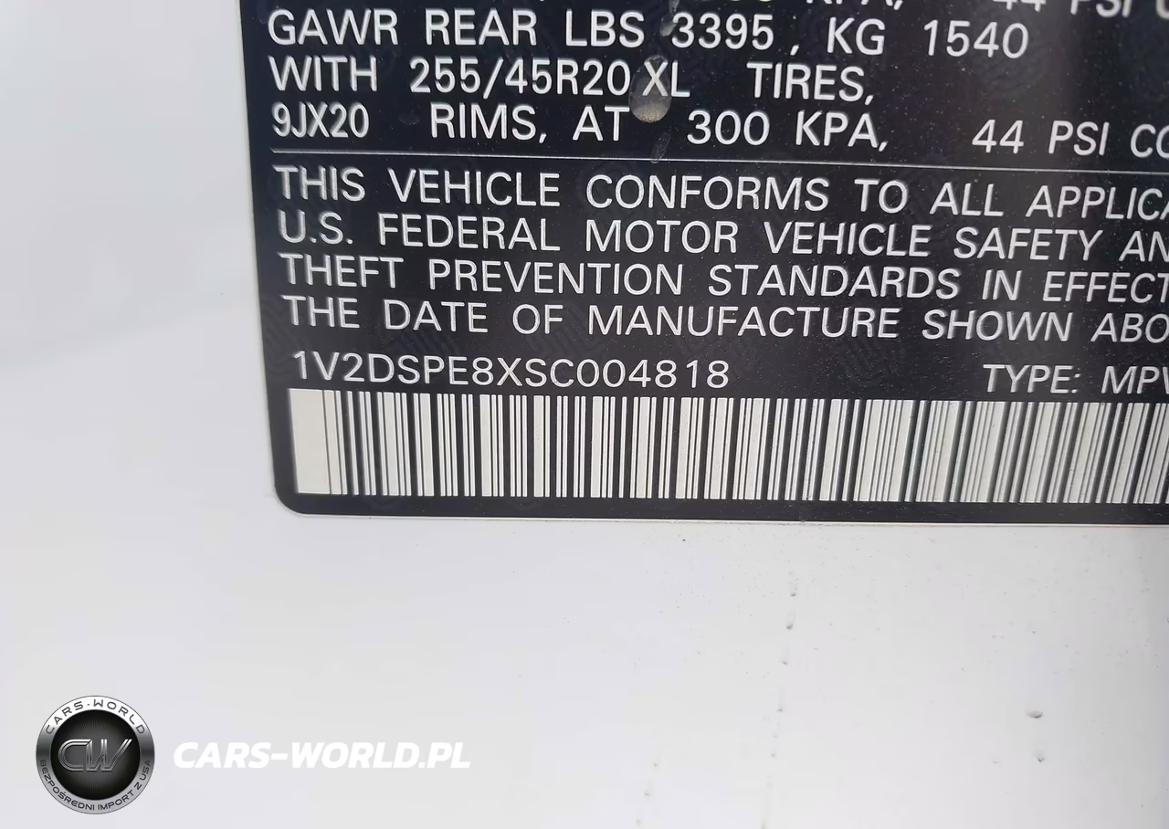 2025 Volkswagen Id.4 Awd Pro VIN:1V2DSPE8XSC004818 - 9