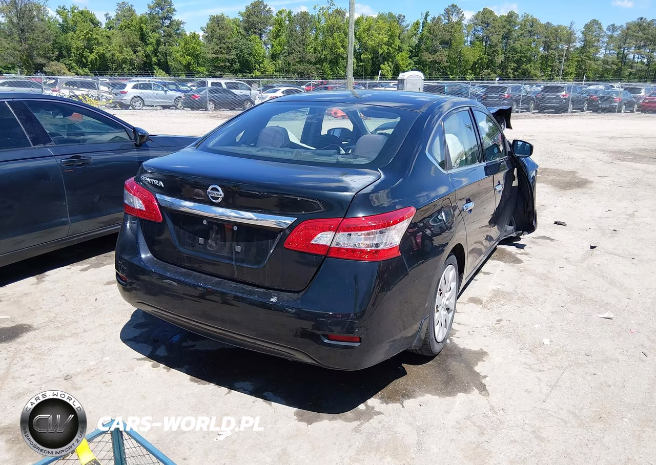 2015 Nissan Sentra S VIN:3N1AB7AP4FY343835 - 4