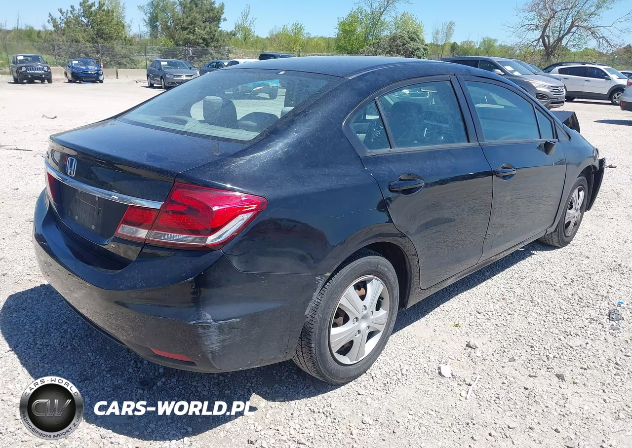 2014 Honda Civic Lx VIN:19XFB2F58EE007358 - 4