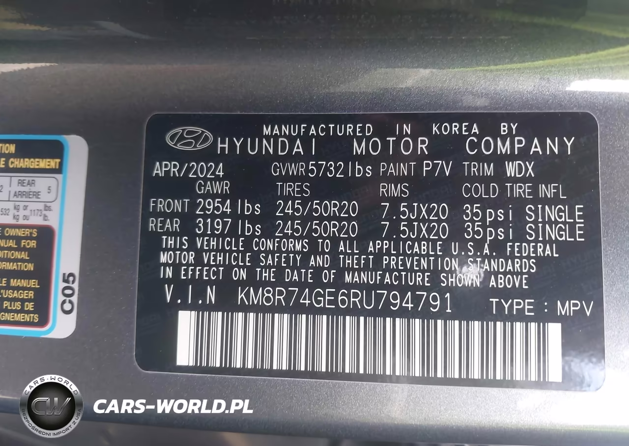 2024 Hyundai Palisade Calligraphy VIN:KM8R74GE6RU794791 - 9