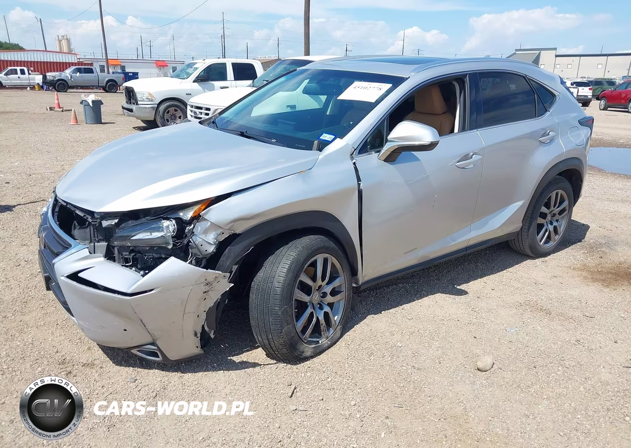 2015 Lexus Nx 200T VIN:JTJYARBZ0F2020033 - 2
