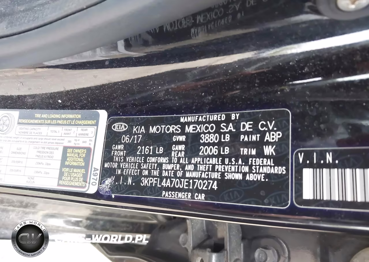 2018 Kia Forte Lx VIN:3KPFL4A70JE170274 - 9