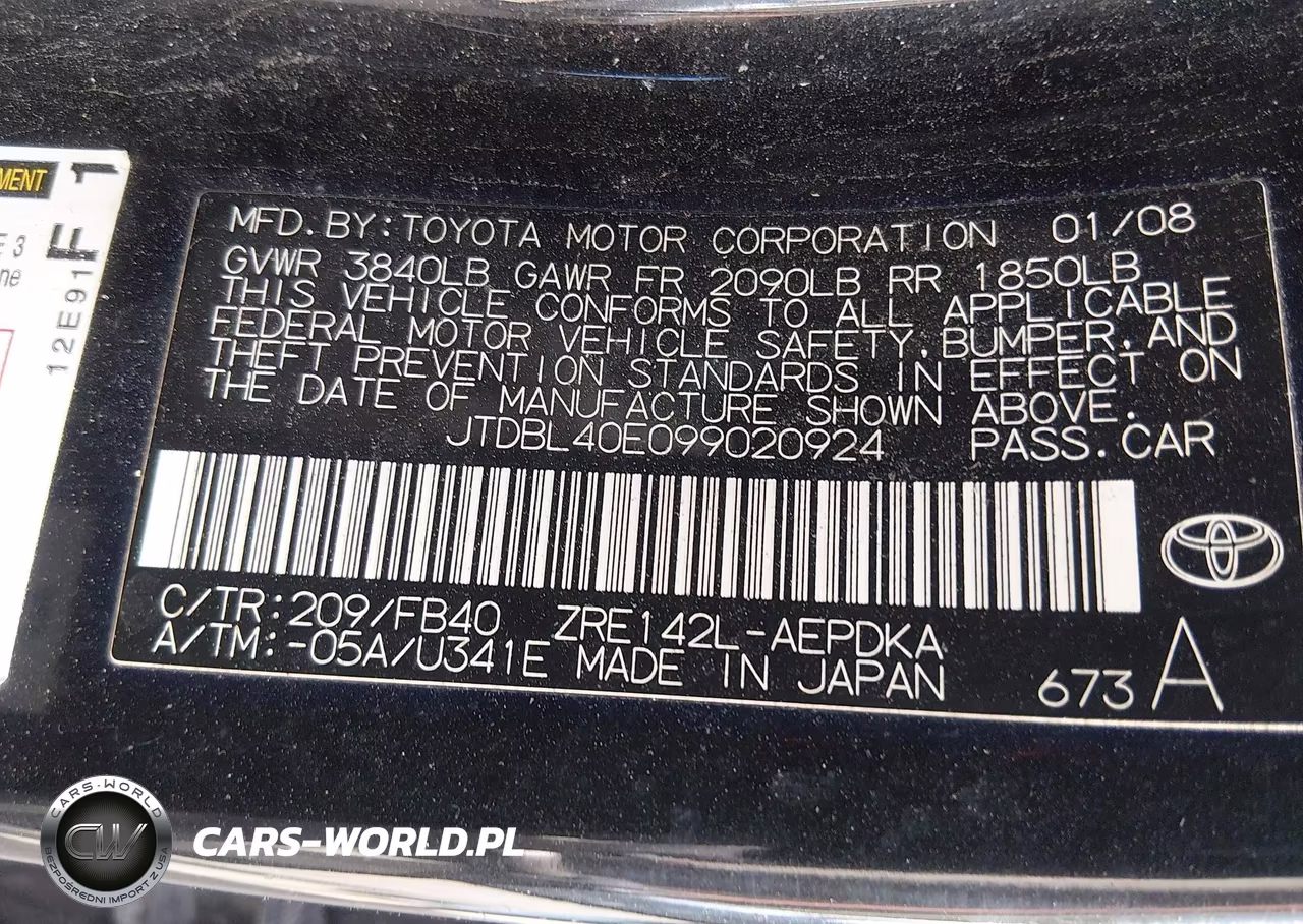 2009 Toyota Corolla Le-Xle VIN:JTDBL40E099020924 - 9