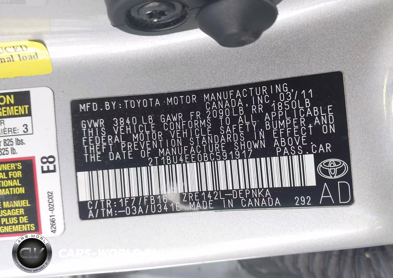 2011 Toyota Corolla Le VIN:2T1BU4EE0BC591917 - 9
