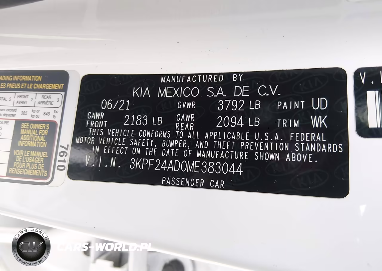 2021 Kia Forte Lxs VIN:3KPF24AD0ME383044 - 9