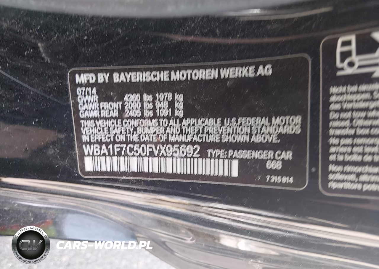 2015 BMW 228I xDrive VIN:WBA1F7C50FVX95692 - 9