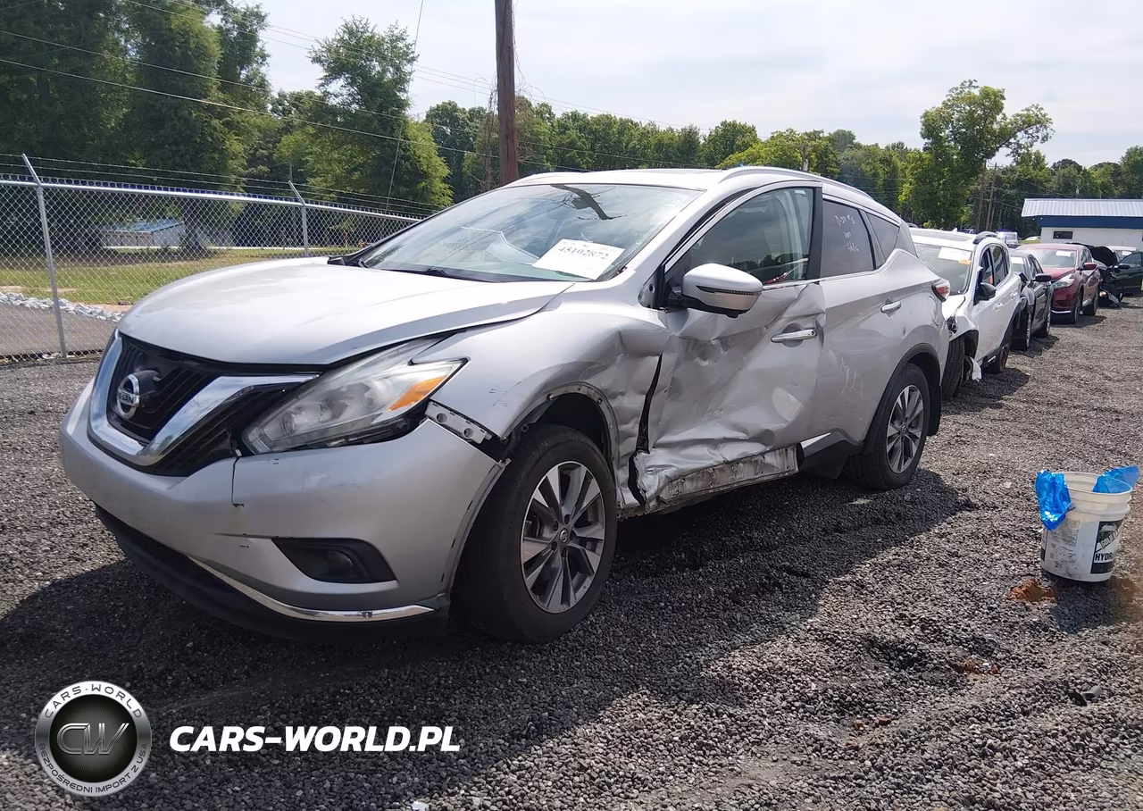 2017 Nissan Murano Sl VIN:5N1AZ2MG0HN189658 - 2