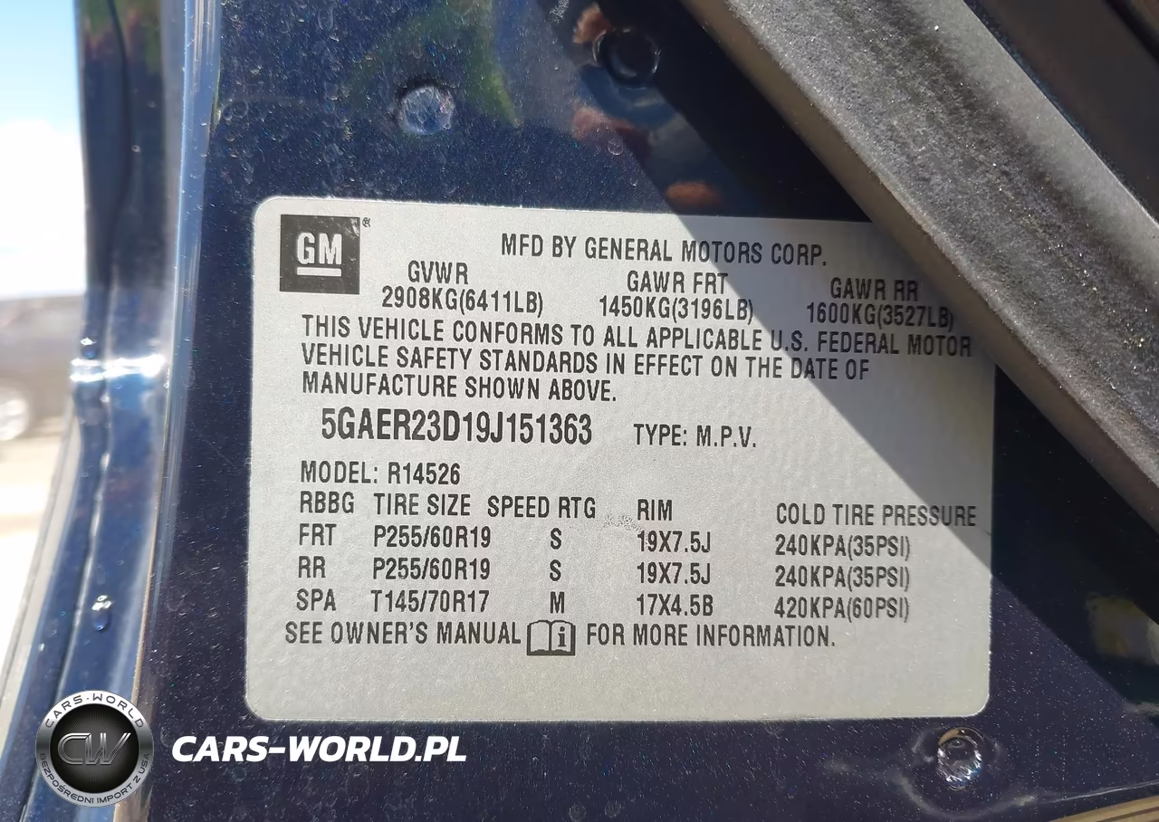 2009 Buick Enclave Cxl VIN:5GAER23D19J151363 - 9