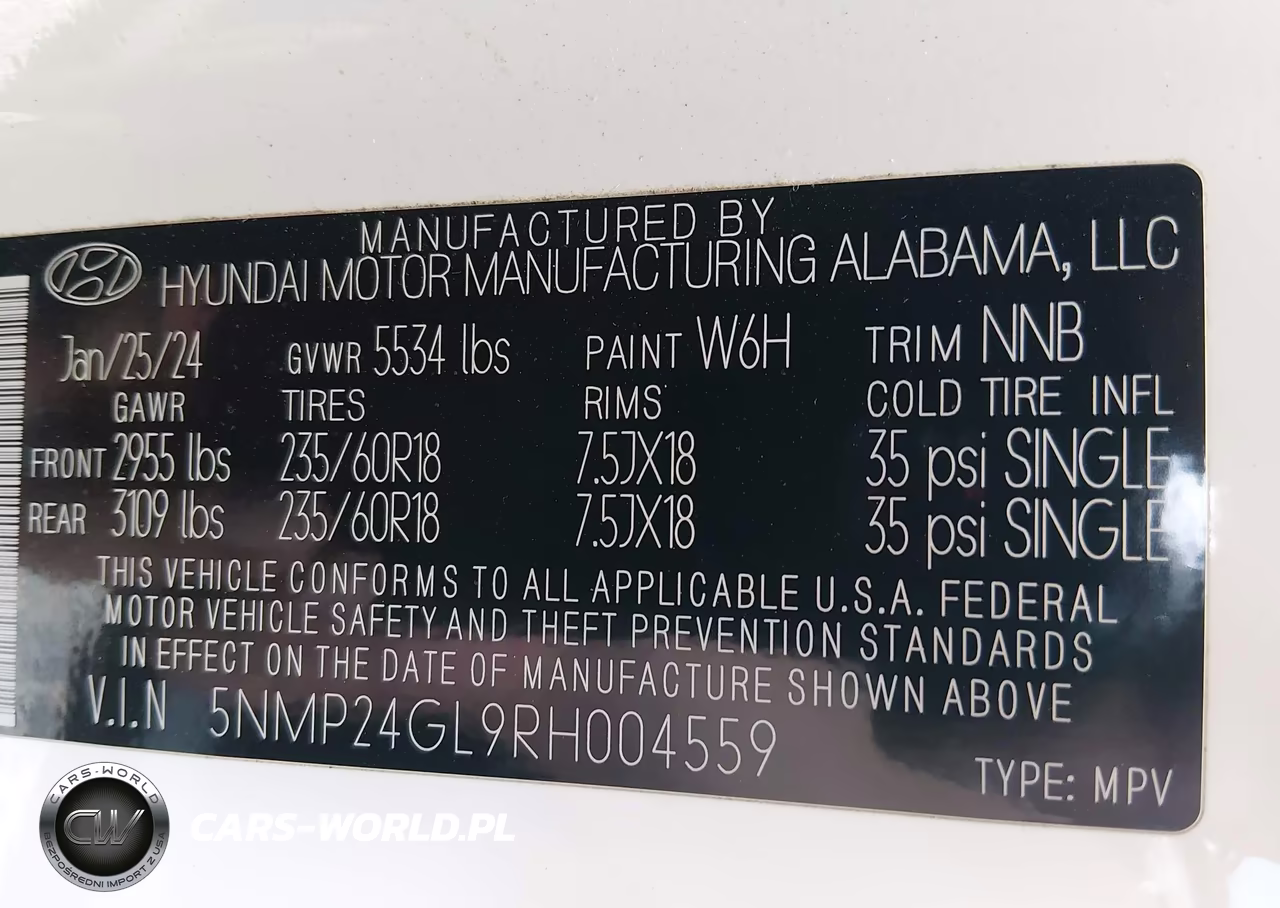 2024 Hyundai Santa Fe Sel VIN:5NMP24GL9RH004559 - 9