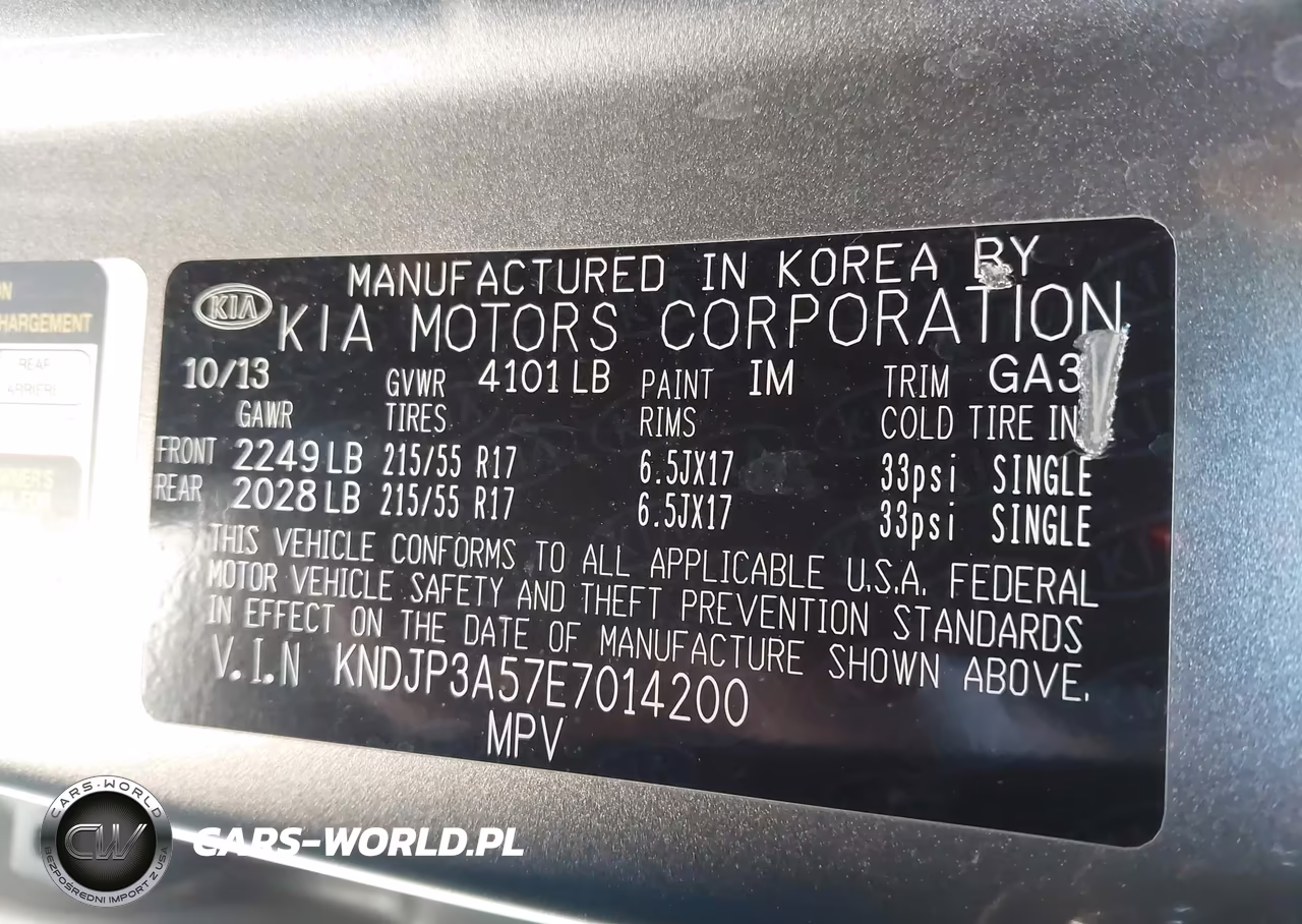 2014 Kia Soul + VIN:KNDJP3A57E7014200 - 9