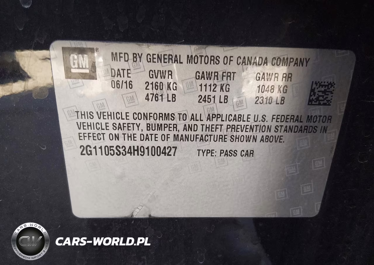 2017 Chevrolet Impala 1Lt VIN:2G1105S34H9100427 - 9