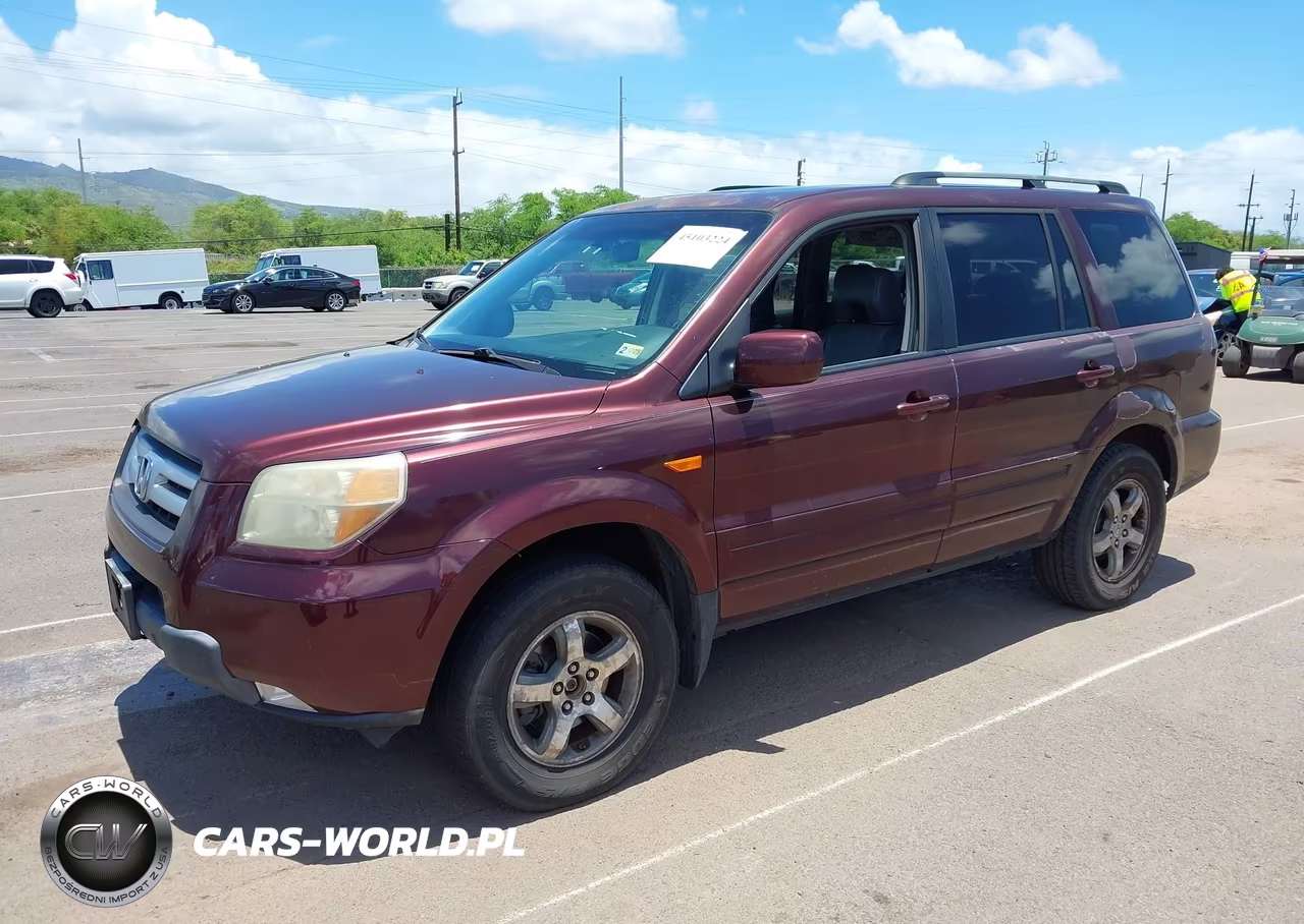 2007 Honda Pilot Ex-L VIN:2HKYF18687H536692 - 2