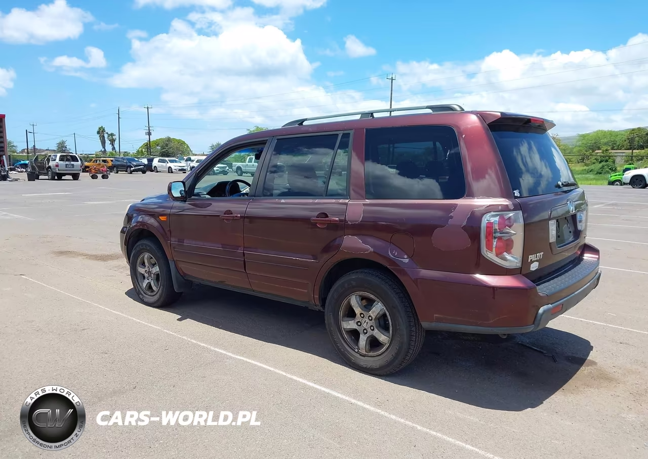 2007 Honda Pilot Ex-L VIN:2HKYF18687H536692 - 3