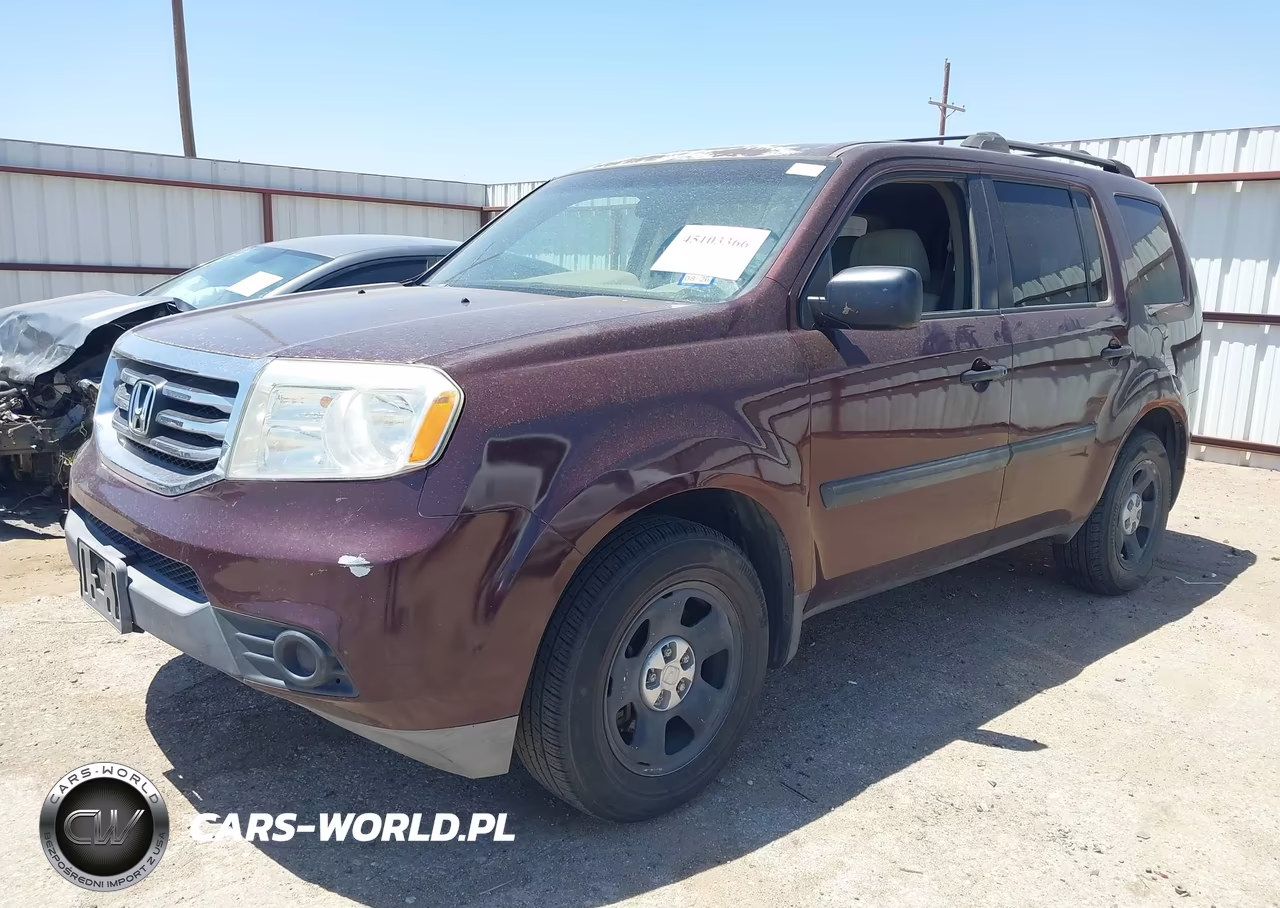 2013 Honda Pilot Lx VIN:5FNYF4H26DB064887 - 2