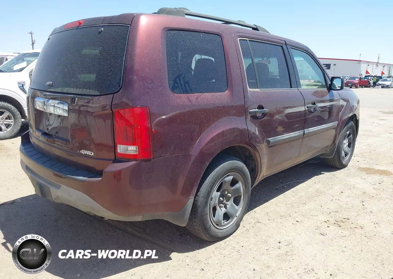 2013 Honda Pilot Lx VIN:5FNYF4H26DB064887 - 4
