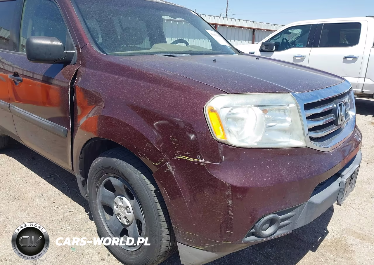 2013 Honda Pilot Lx VIN:5FNYF4H26DB064887 - 6
