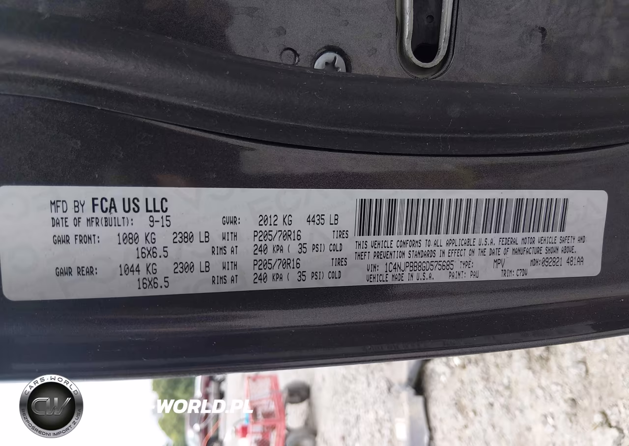 2016 Jeep Patriot Sport VIN:1C4NJPBB8GD575685 - 9