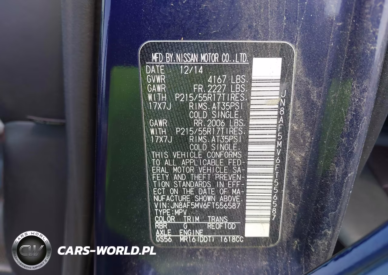 2015 Nissan Juke Sl VIN:JN8AF5MV6FT556587 - 9