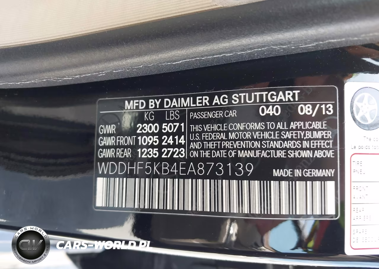 2014 Mercedes-Benz E 350 VIN:WDDHF5KB4EA873139 - 9